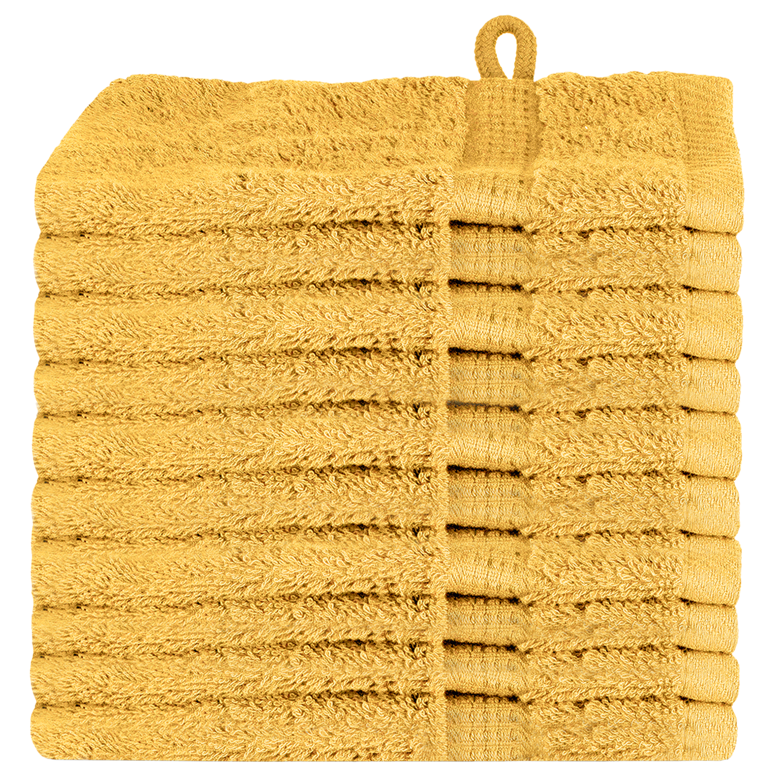 vidaXL Prosoape de baie 10 pcs Auriu 15 x 21 cm Bumbac vidaXL Prosoape de baie 10 pcs Auriu 15 x 21 cm Bumbac