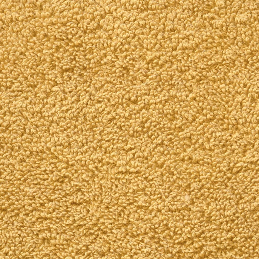 vidaXL Prosoape de baie premium SOLUND, 10 buc., aurii, 30 x 30 cm, 600 g/m² vidaXL Prosoape de baie premium SOLUND, 10 buc., aurii, 30 x 30 cm, 600 g/m²