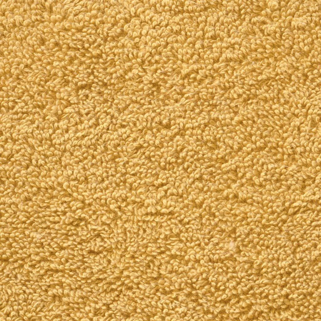 vidaXL Prosoape oaspeți premium SOLUND, 4 buc. auriu 30x50cm 600gsm