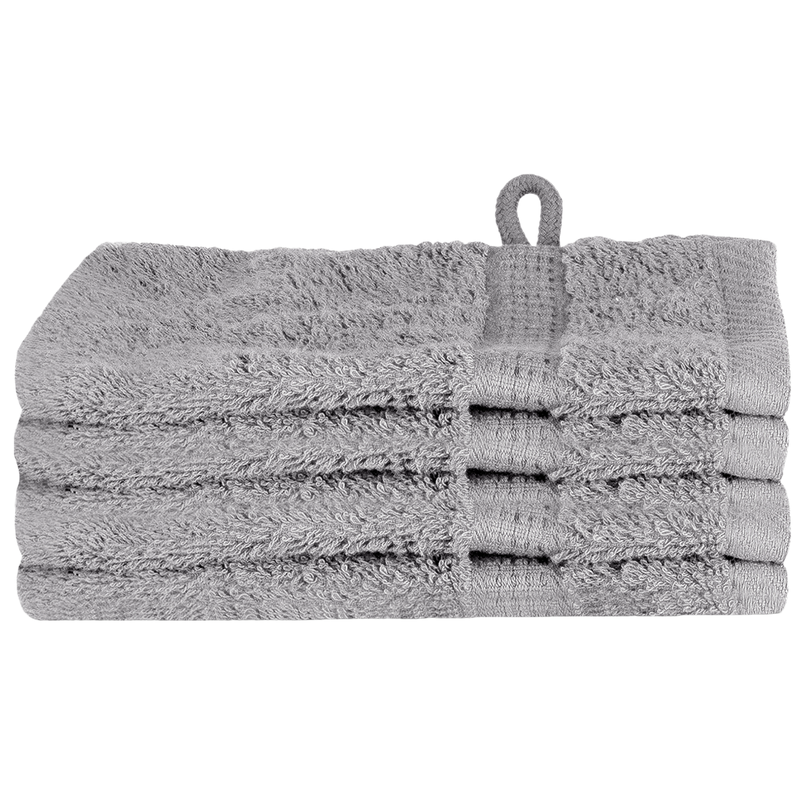 vidaXL Prosoape de baie 4 pcs Gri 15 x 21 cm Bumbac vidaXL Prosoape de baie 4 pcs Gri 15 x 21 cm Bumbac