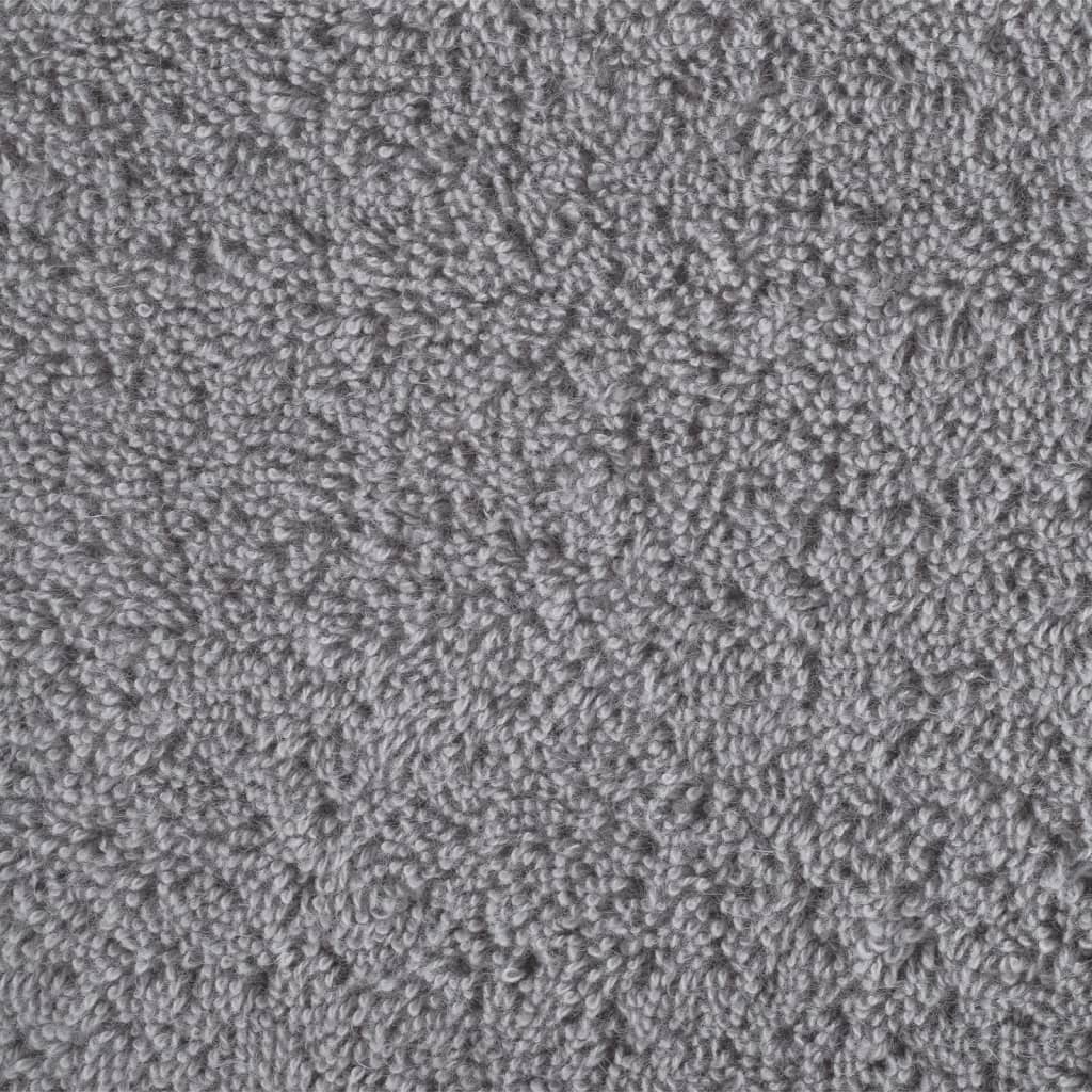 vidaXL Prosoape de baie premium SOLUND 4 buc gri 100x150cm 600gsm vidaXL Prosoape de baie premium SOLUND 4 buc gri 100x150cm 600gsm