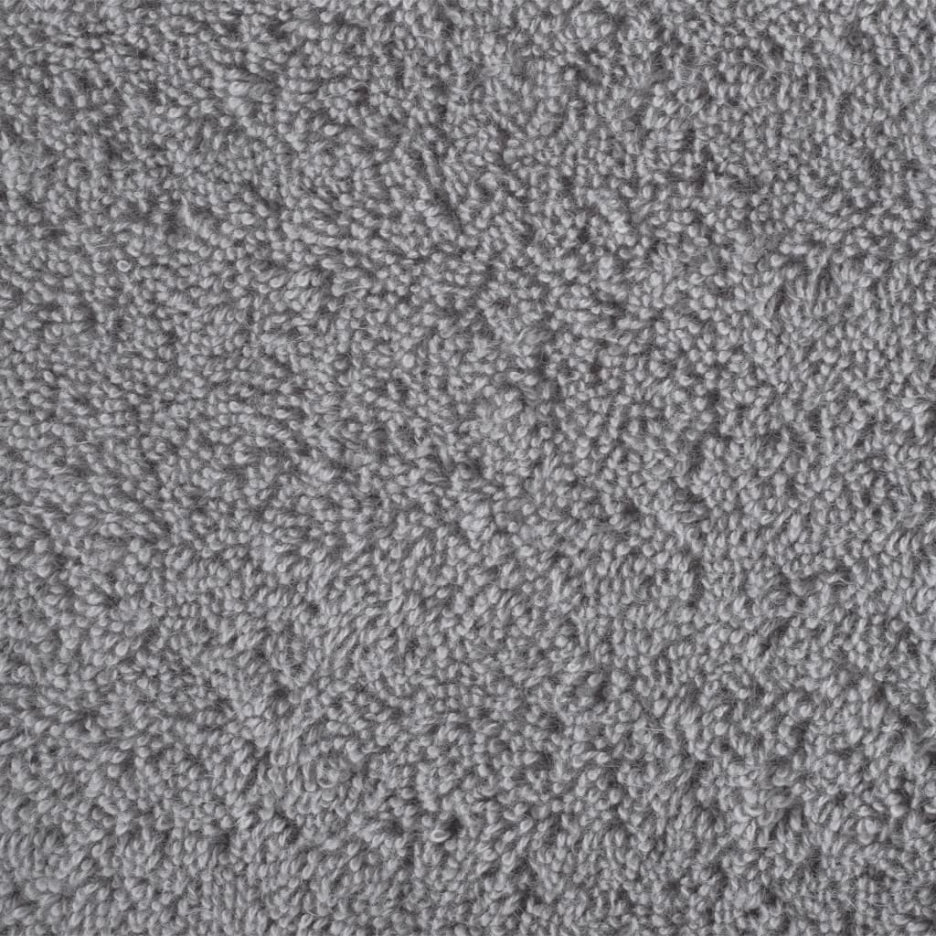 vidaXL Prosoape de baie premium SOLUND 10 buc gri 100x150cm 600gsm vidaXL Prosoape de baie premium SOLUND 10 buc gri 100x150cm 600gsm