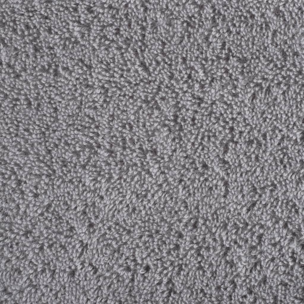 vidaXL Prosoape premium SOLUND 4 buc gri 100x200cm 600gsm vidaXL Prosoape premium SOLUND 4 buc gri 100x200cm 600gsm