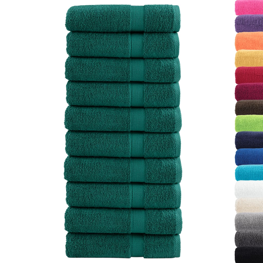 vidaXL Prosoape de baie premium SOLUND 10 buc. 100x150 cm 600 gsm vidaXL Prosoape de baie premium SOLUND 10 buc. 100x150 cm 600 gsm