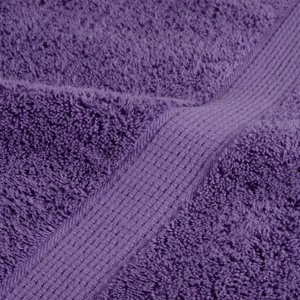 vidaXL Prosoape de baie premium SOLUND, 4 buc., violet, 30x30 cm, 600 g/m² vidaXL Prosoape de baie premium SOLUND, 4 buc., violet, 30x30 cm, 600 g/m²