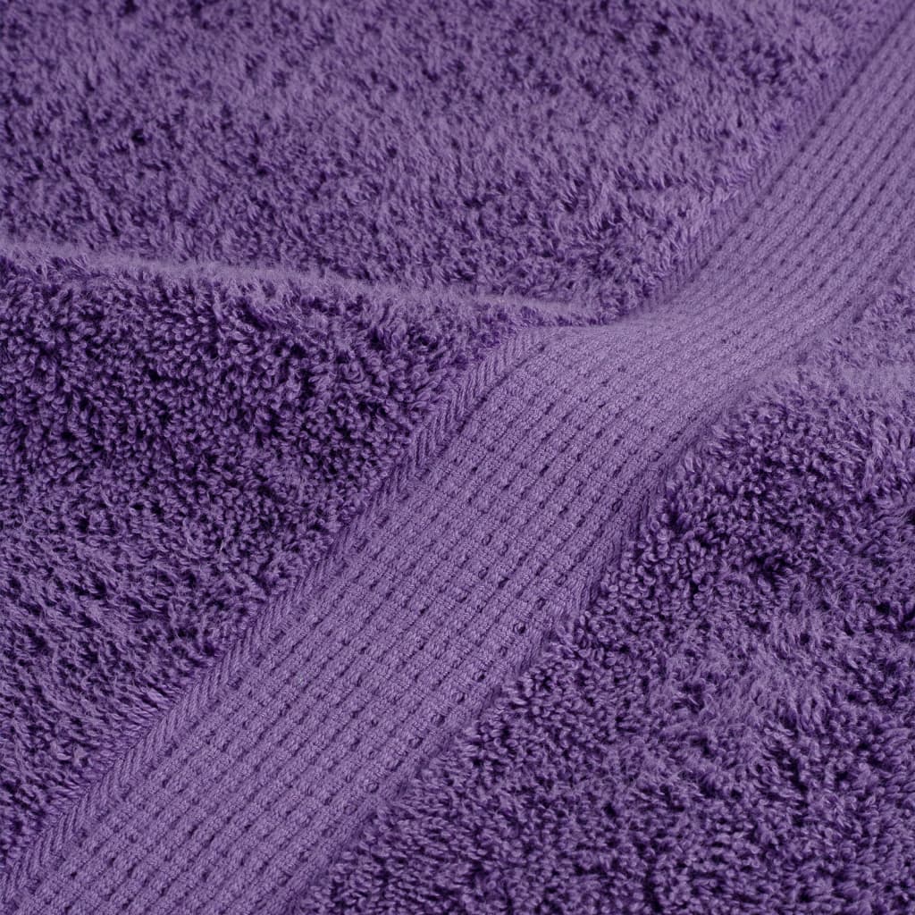 vidaXL Prosoape de duș premium SOLUND 10 buc. violet 70x140 cm 600 gsm vidaXL Prosoape de duș premium SOLUND 10 buc. violet 70x140 cm 600 gsm