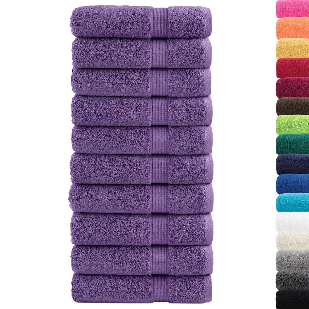 vidaXL Prosoape de baie premium SOLUND 10 buc 100x150 cm 600 gsm vidaXL Prosoape de baie premium SOLUND 10 buc 100x150 cm 600 gsm
