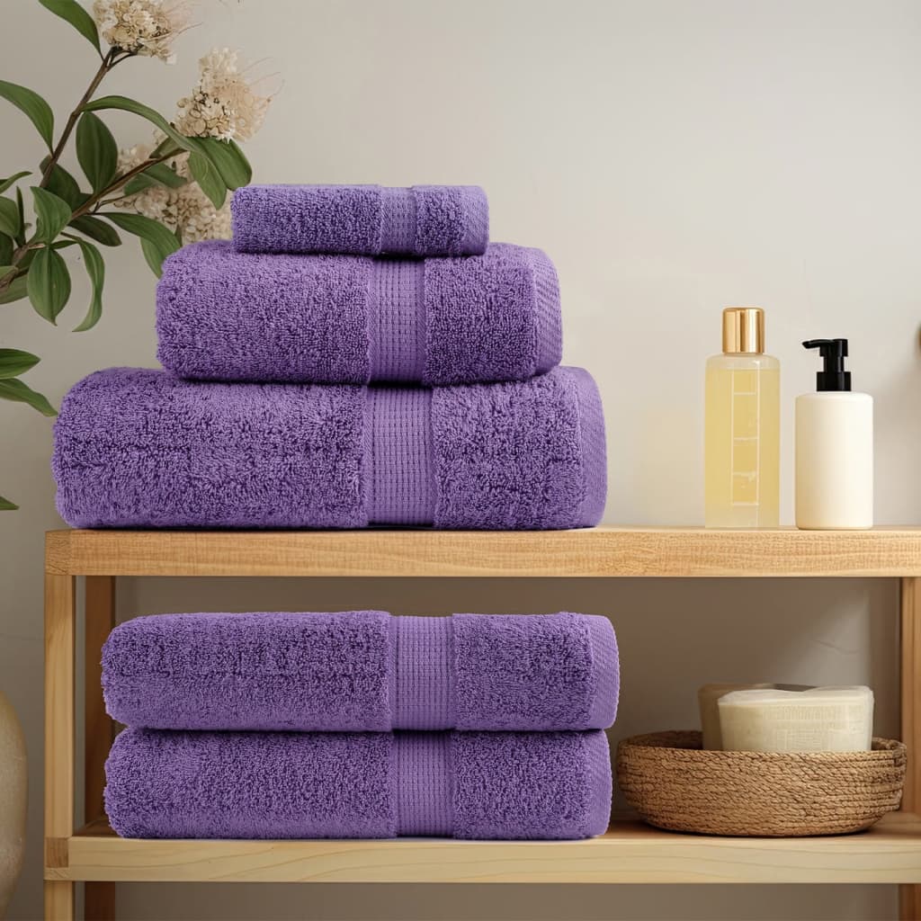vidaXL Prosoape de baie premium SOLUND 10 buc 100x150 cm 600 gsm vidaXL Prosoape de baie premium SOLUND 10 buc 100x150 cm 600 gsm