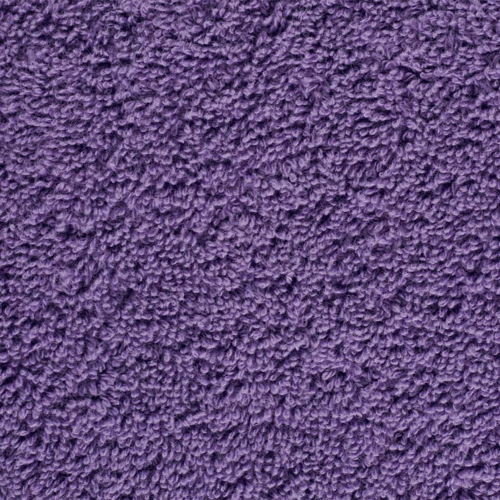 vidaXL Prosoape de saună premium SOLUND 10 buc. violet 80x200cm 600gsm vidaXL Prosoape de saună premium SOLUND 10 buc. violet 80x200cm 600gsm