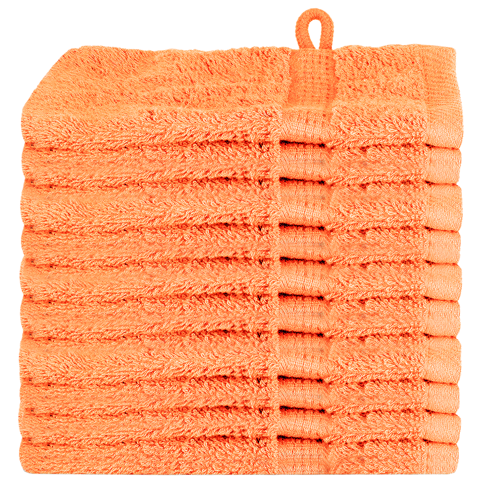 vidaXL Prosoape de baie 10 pcs Portocaliu 15 x 21 cm Bumbac vidaXL Prosoape de baie 10 pcs Portocaliu 15 x 21 cm Bumbac