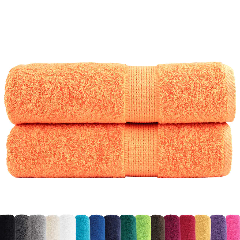 vidaXL Prosoape de duș premium SOLUND 2 buc. 70x140 cm 600 gsm vidaXL Prosoape de duș premium SOLUND 2 buc. 70x140 cm 600 gsm