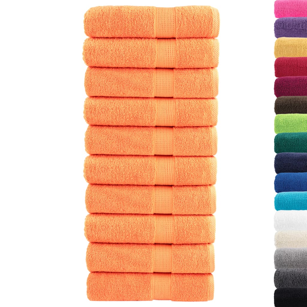 vidaXL Prosoape de duș premium SOLUND 10 buc. 70x140 cm 600 gsm