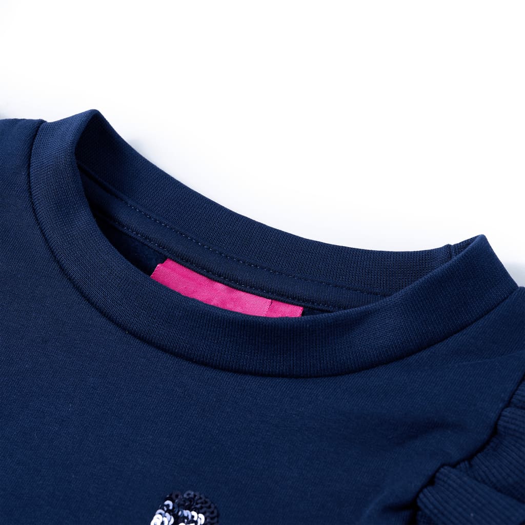 Bluzon pentru copii, bleumarin, 104 Bluzon pentru copii, bleumarin, 104