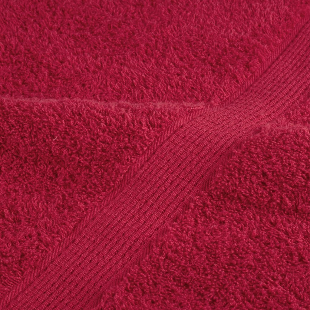 vidaXL Prosoape de saună premium SOLUND 10 buc. roșu 80x200 cm 600 gsm vidaXL Prosoape de saună premium SOLUND 10 buc. roșu 80x200 cm 600 gsm