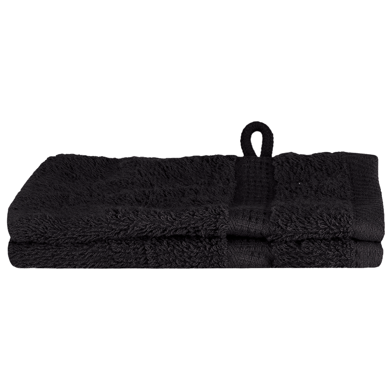 vidaXL Prosoape de baie 2 pcs Negru 15 x 21 cm Bumbac vidaXL Prosoape de baie 2 pcs Negru 15 x 21 cm Bumbac