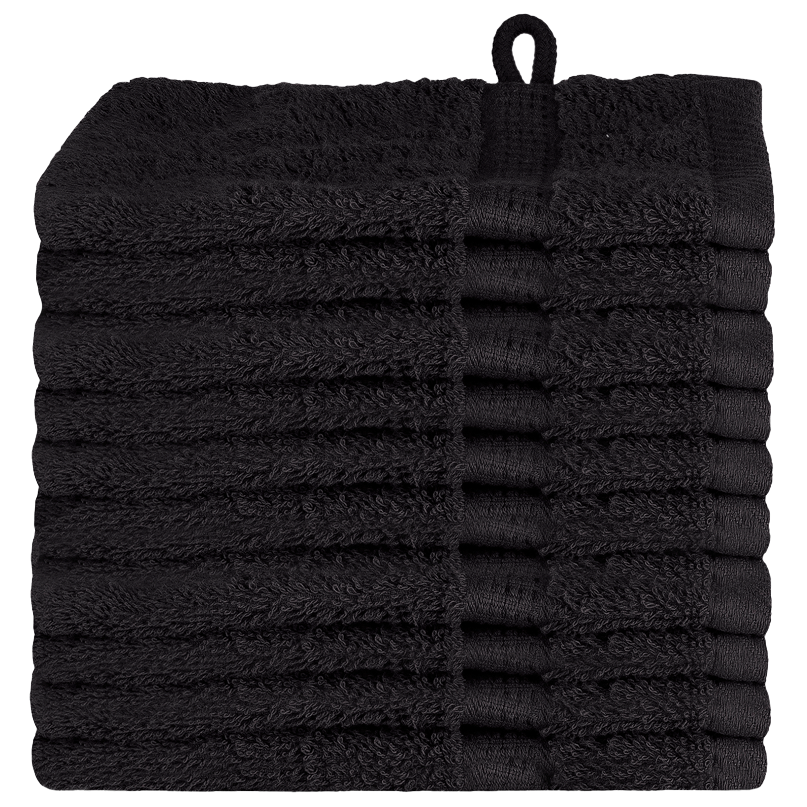 vidaXL Prosoape de baie 10 pcs Negru 15 x 21 cm Bumbac vidaXL Prosoape de baie 10 pcs Negru 15 x 21 cm Bumbac