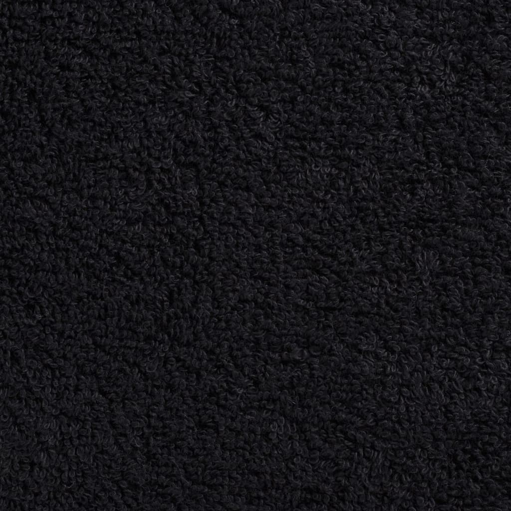vidaXL Prosoape de baie premium SOLUND, 2 buc., negru, 30x30 cm, 600 g/m² vidaXL Prosoape de baie premium SOLUND, 2 buc., negru, 30x30 cm, 600 g/m²