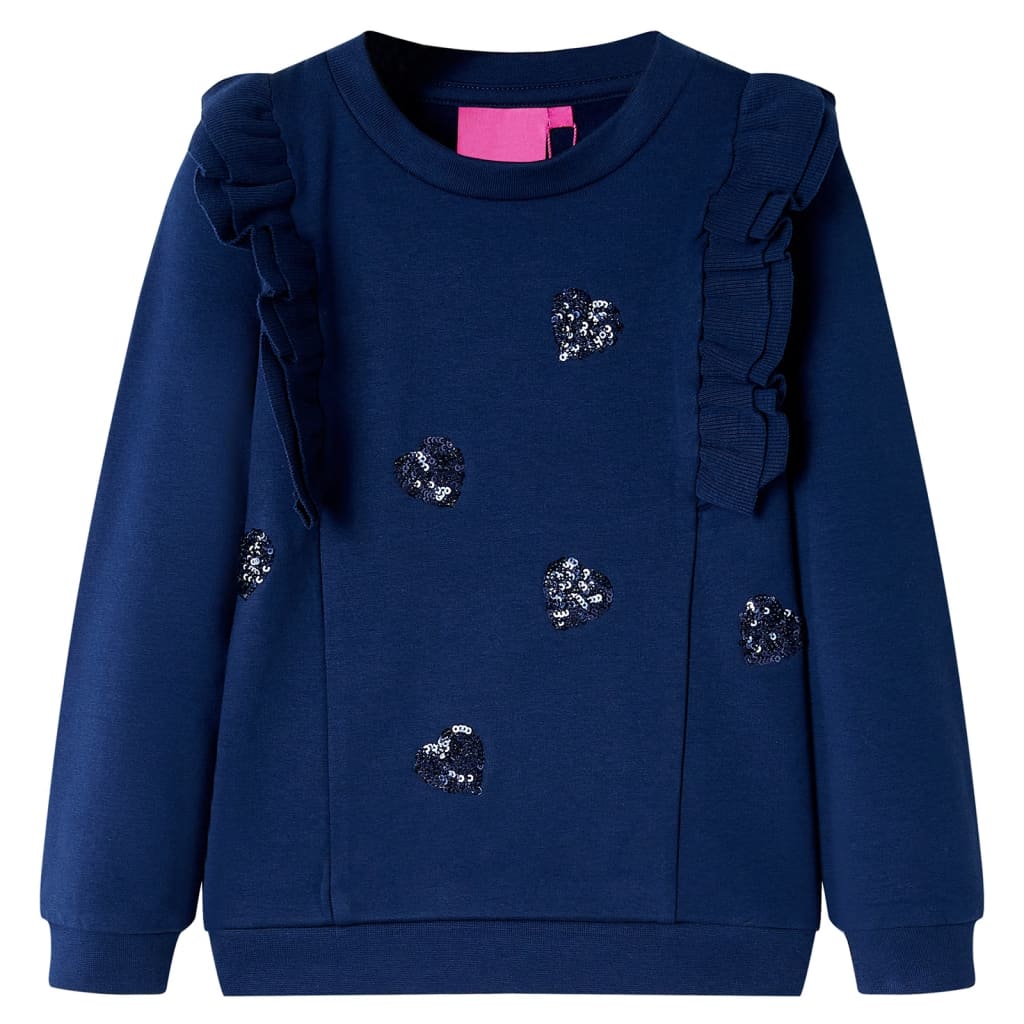 Bluzon pentru copii, bleumarin, 128 Bluzon pentru copii, bleumarin, 128