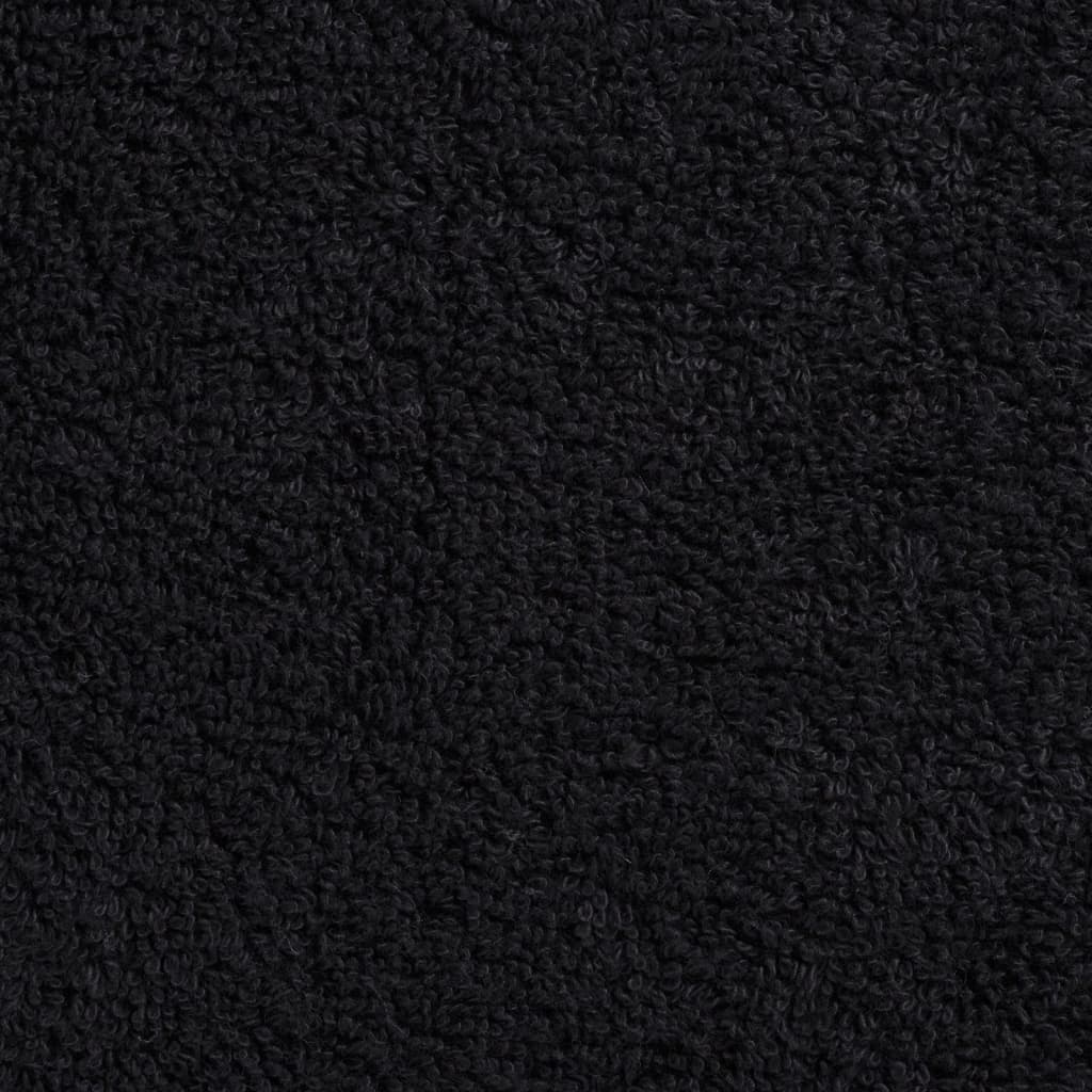 vidaXL Prosoape oaspeți premium SOLUND 4 buc. negru 30x50 cm 600 gsm vidaXL Prosoape oaspeți premium SOLUND 4 buc. negru 30x50 cm 600 gsm