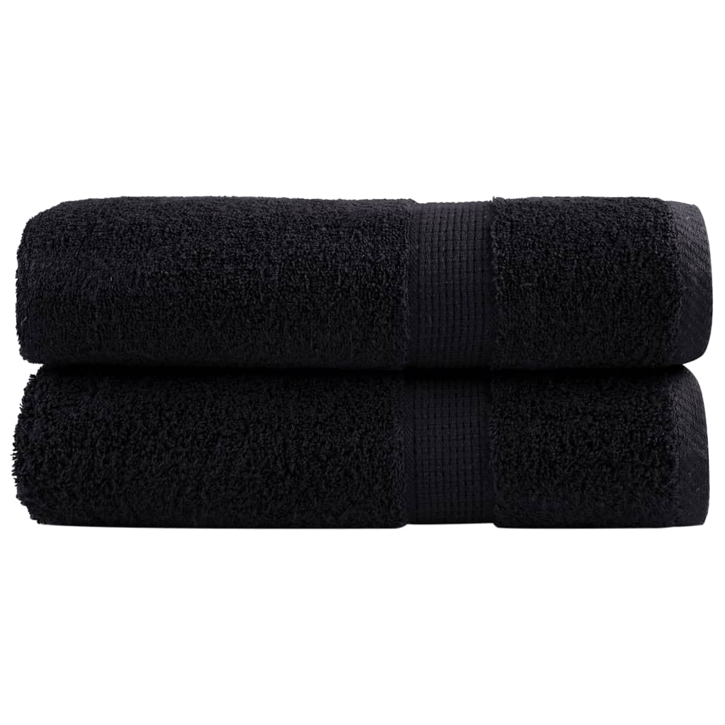 vidaXL Prosoape de baie premium SOLUND 2 buc 100x150 cm 600 gsm vidaXL Prosoape de baie premium SOLUND 2 buc 100x150 cm 600 gsm