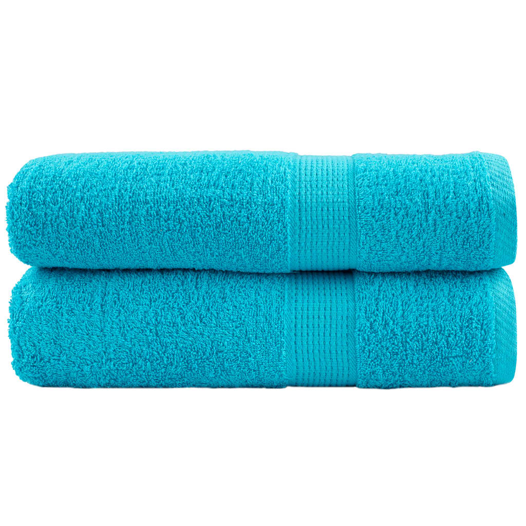 vidaXL Prosoape de baie premium SOLUND 2 buc 100x150 cm 600 gsm vidaXL Prosoape de baie premium SOLUND 2 buc 100x150 cm 600 gsm