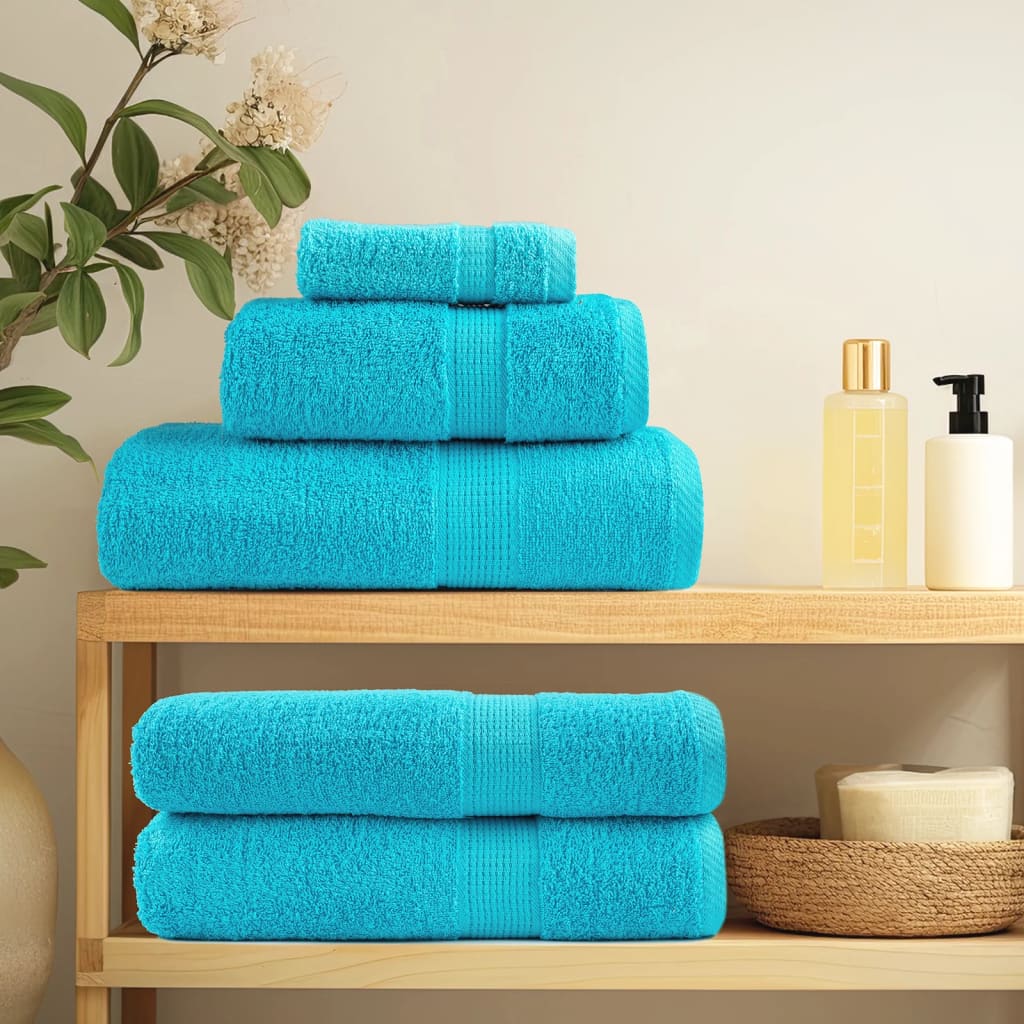 vidaXL Prosoape de baie premium SOLUND 10 buc 100x150 cm 600 gsm vidaXL Prosoape de baie premium SOLUND 10 buc 100x150 cm 600 gsm