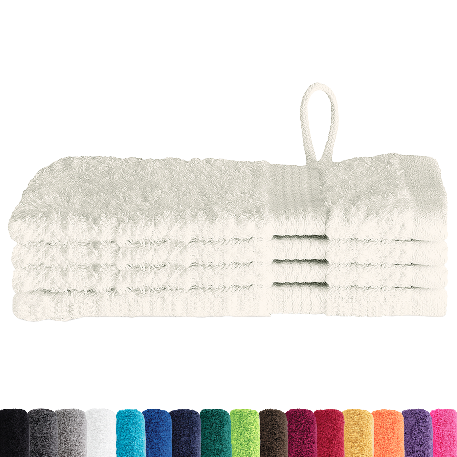 vidaXL Prosoape de baie 4 pcs Crem 15 x 21 cm Bumbac vidaXL Prosoape de baie 4 pcs Crem 15 x 21 cm Bumbac