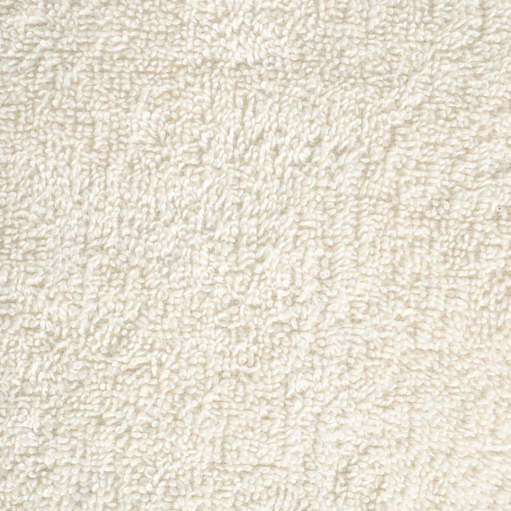 vidaXL Prosoape de baie premium SOLUND, 4 buc., crem, 30x30 cm, 600 g/m² vidaXL Prosoape de baie premium SOLUND, 4 buc., crem, 30x30 cm, 600 g/m²