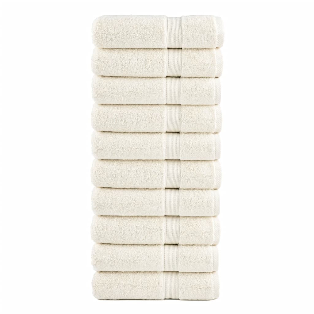 vidaXL Prosoape de baie premium SOLUND 10 buc 100x150 cm 600 gsm vidaXL Prosoape de baie premium SOLUND 10 buc 100x150 cm 600 gsm