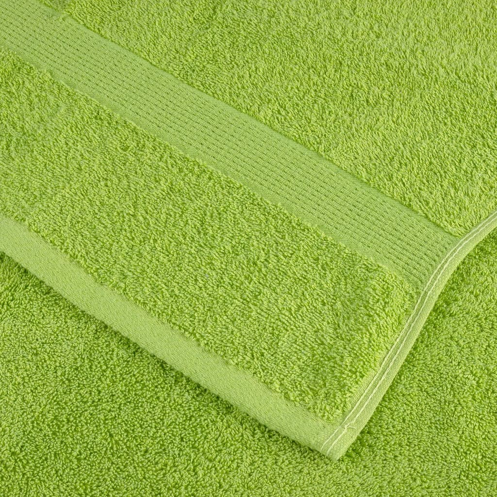 vidaXL Prosoape de baie premium SOLUND, 4 buc., verde măr, 30x30 cm, 600 g/m² vidaXL Prosoape de baie premium SOLUND, 4 buc., verde măr, 30x30 cm, 600 g/m²