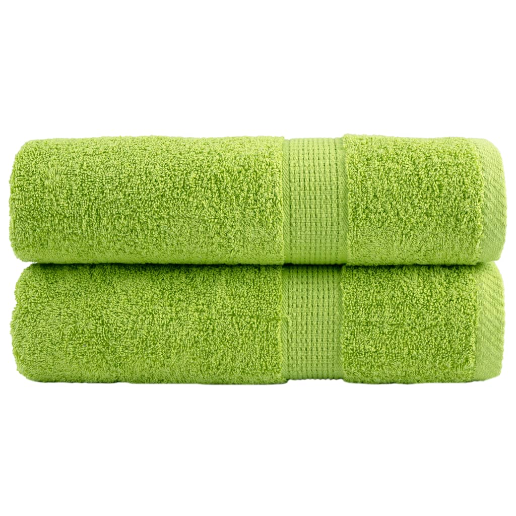vidaXL Prosoape de mâini premium SOLUND 2 buc. verde 50x100cm 600 gsm vidaXL Prosoape de mâini premium SOLUND 2 buc. verde 50x100cm 600 gsm