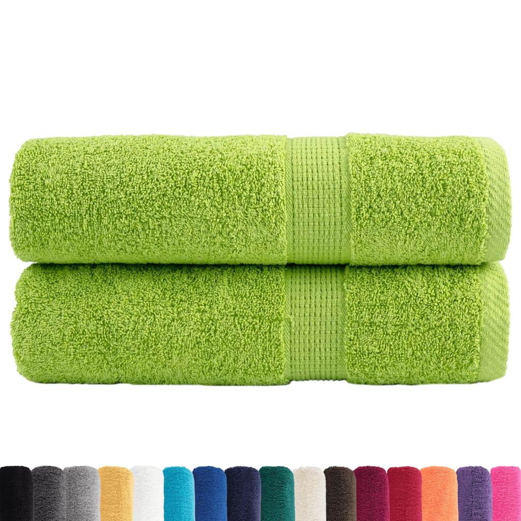 vidaXL Prosoape de baie premium SOLUND 2 buc 100x150 cm 600 gsm vidaXL Prosoape de baie premium SOLUND 2 buc 100x150 cm 600 gsm