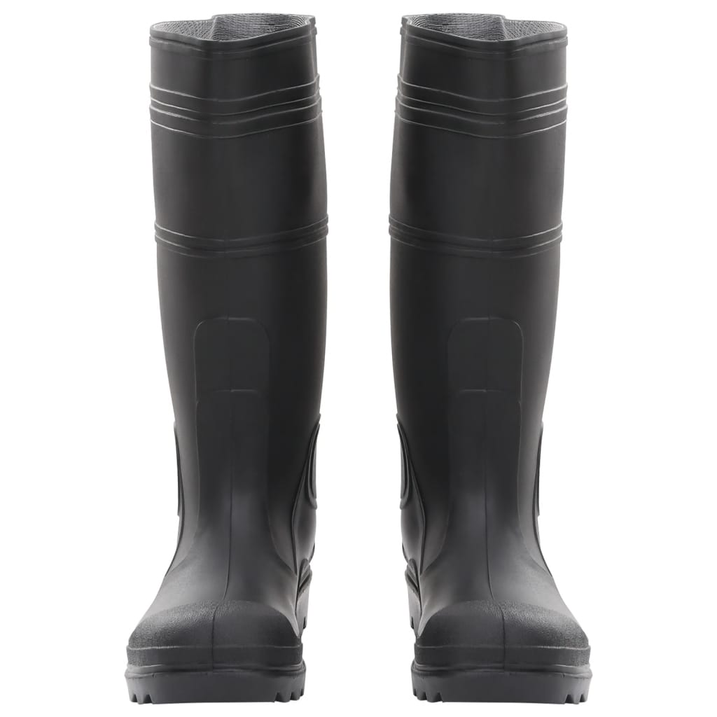vidaXL Cizme de ploaie, negru, PVC, mărime 39 vidaXL Cizme de ploaie, negru, PVC, mărime 39