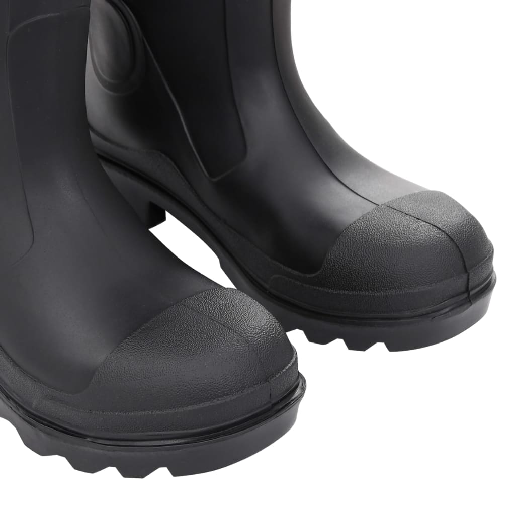 vidaXL Cizme de ploaie, negru, PVC, mărime 39 vidaXL Cizme de ploaie, negru, PVC, mărime 39