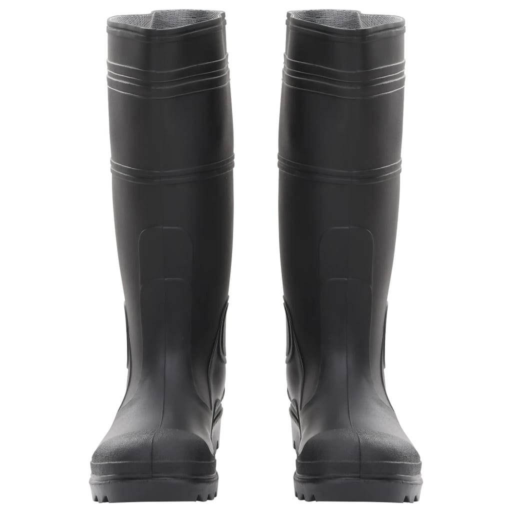 vidaXL Cizme de ploaie, negru, PVC, mărime 40 vidaXL Cizme de ploaie, negru, PVC, mărime 40