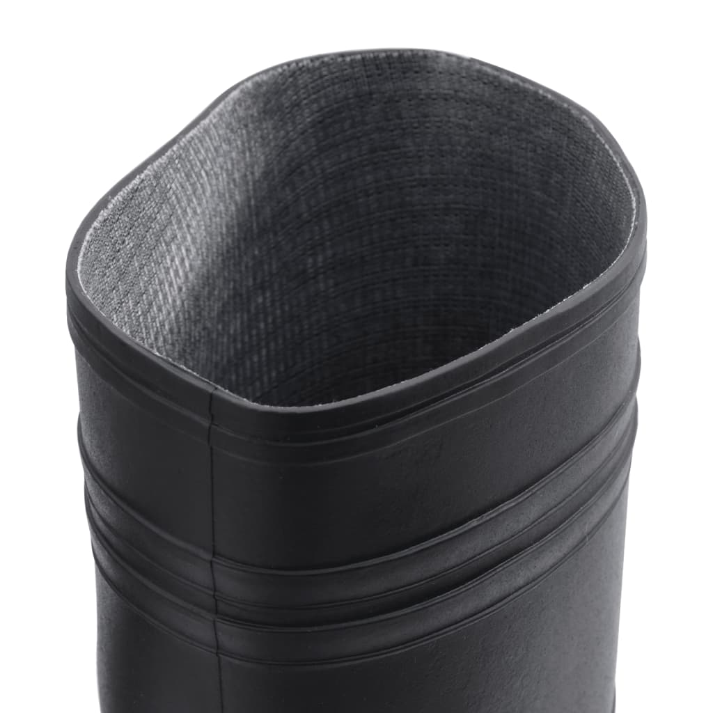 vidaXL Cizme de ploaie, negru, PVC, mărime 41 vidaXL Cizme de ploaie, negru, PVC, mărime 41