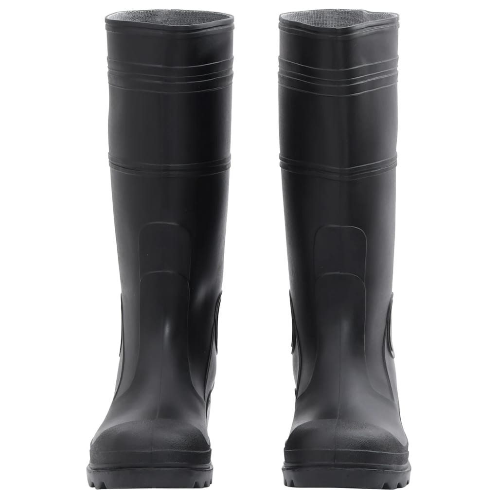 vidaXL Cizme de ploaie, negru, PVC, mărime 42 vidaXL Cizme de ploaie, negru, PVC, mărime 42