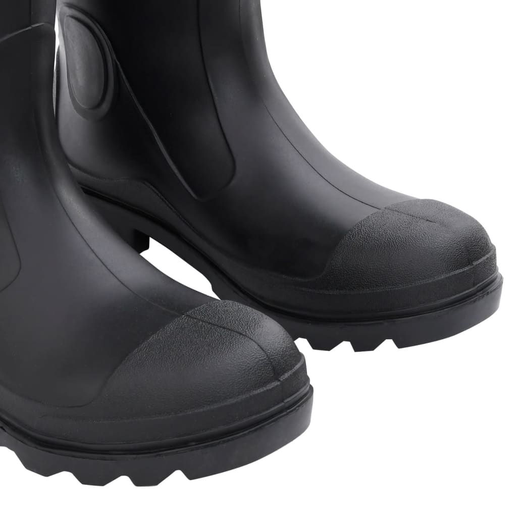 vidaXL Cizme de ploaie, negru, PVC, mărime 42 vidaXL Cizme de ploaie, negru, PVC, mărime 42