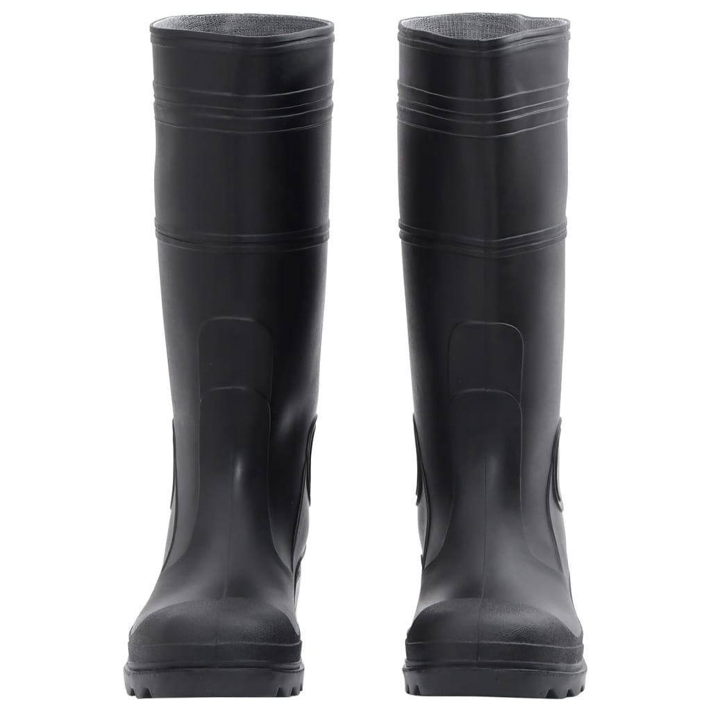 vidaXL Cizme de ploaie, negru, PVC, mărime 43 vidaXL Cizme de ploaie, negru, PVC, mărime 43
