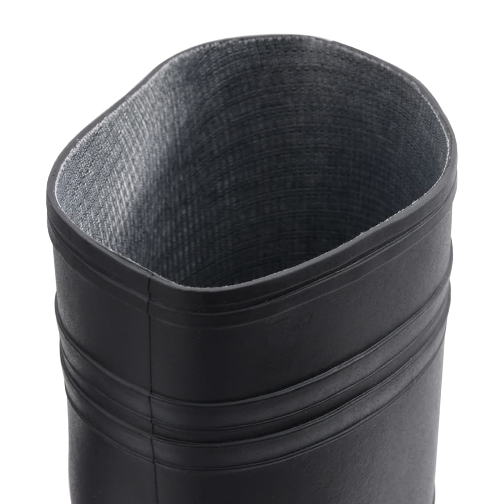 vidaXL Cizme de ploaie, negru, PVC, mărime 45 vidaXL Cizme de ploaie, negru, PVC, mărime 45