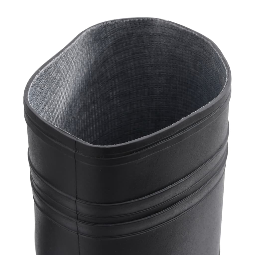vidaXL Cizme de ploaie, negru, PVC, mărime 46 vidaXL Cizme de ploaie, negru, PVC, mărime 46