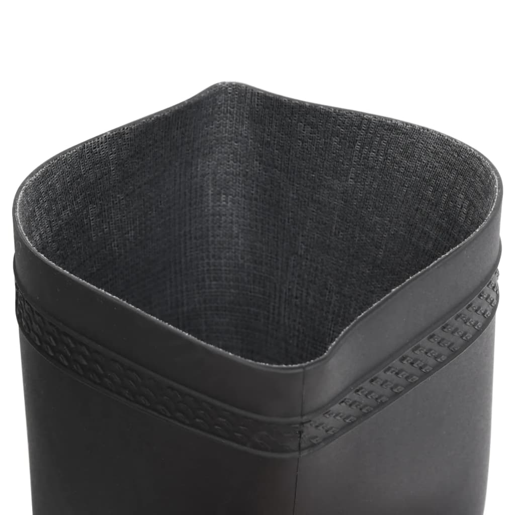 vidaXL Cizme de ploaie, mărime 38, negru, PVC vidaXL Cizme de ploaie, mărime 38, negru, PVC