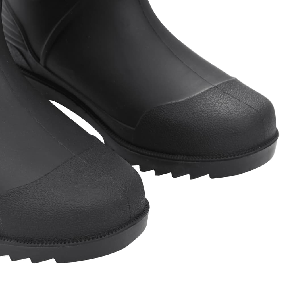 vidaXL Cizme de ploaie, mărime 38, negru, PVC vidaXL Cizme de ploaie, mărime 38, negru, PVC
