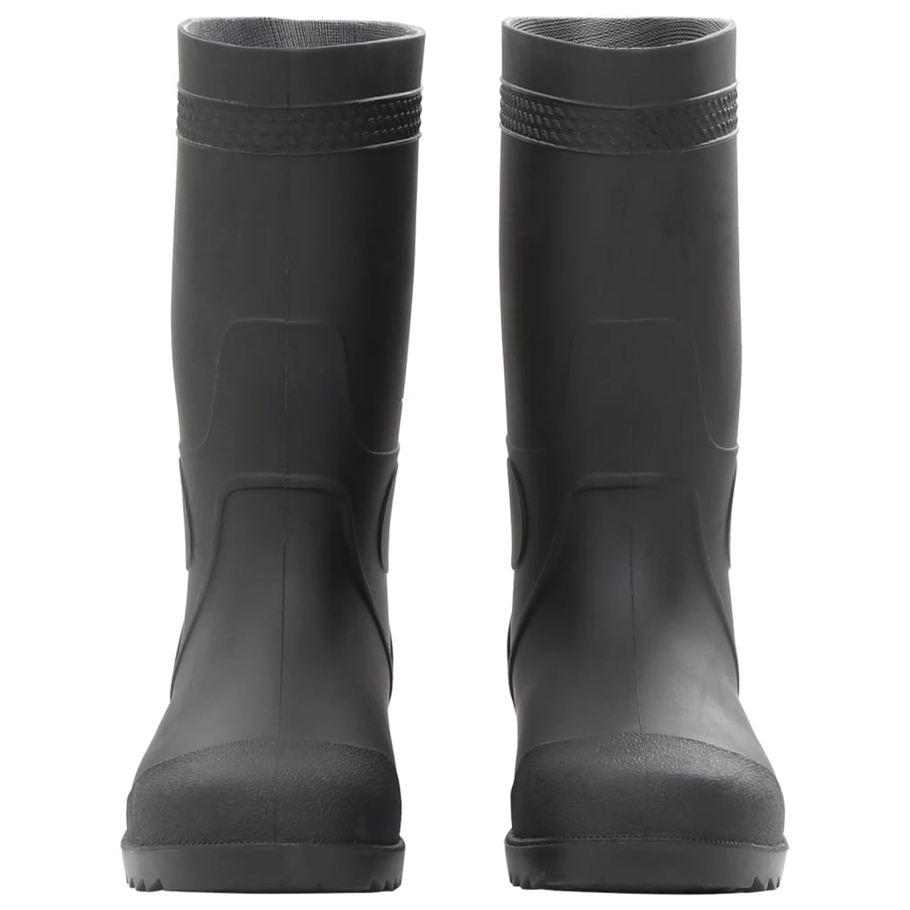 vidaXL Cizme de ploaie, negru, PVC, mărime 39 vidaXL Cizme de ploaie, negru, PVC, mărime 39