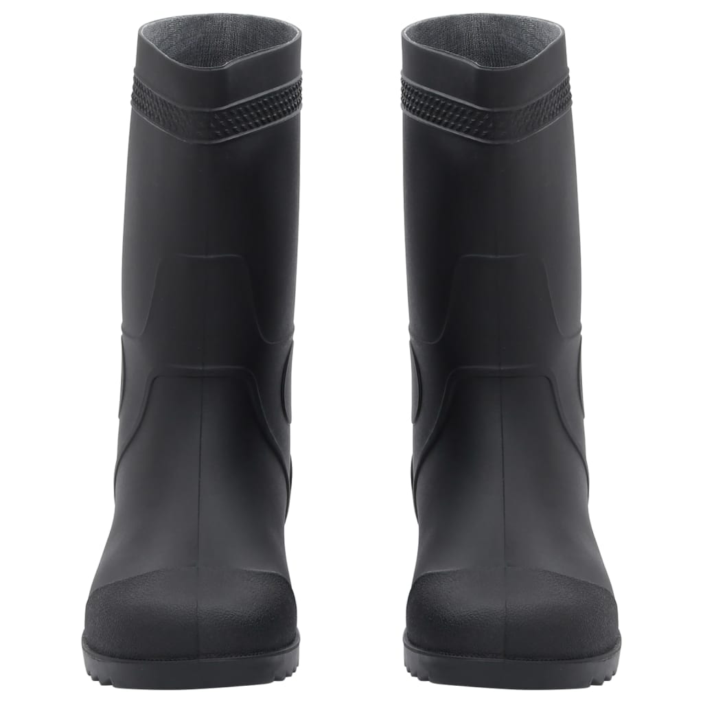 vidaXL Cizme de ploaie, negru, PVC, mărime 41 vidaXL Cizme de ploaie, negru, PVC, mărime 41