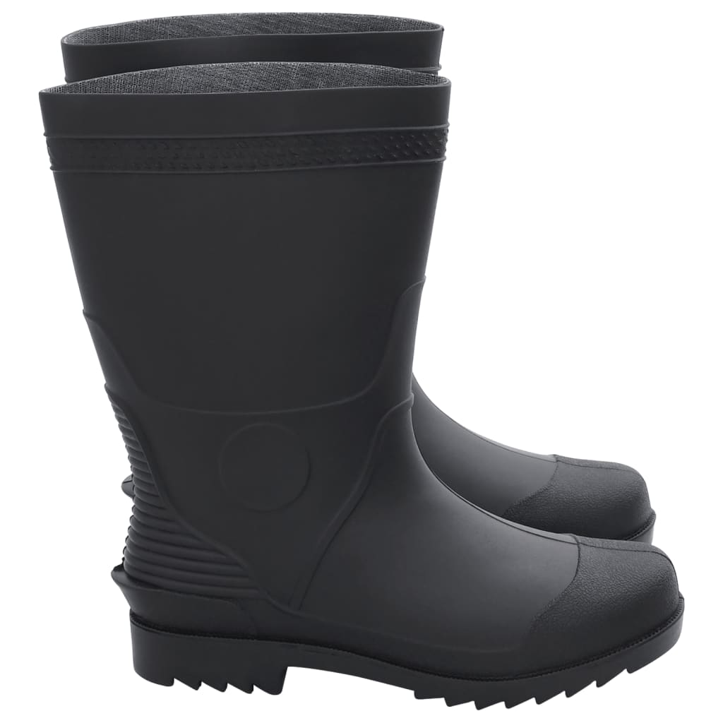 vidaXL Cizme de ploaie, negru, PVC, mărime 41 vidaXL Cizme de ploaie, negru, PVC, mărime 41