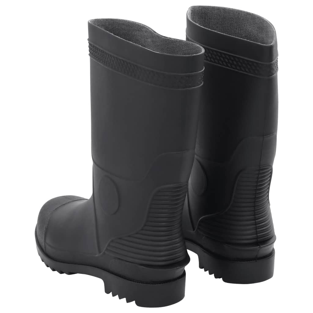 vidaXL Cizme de ploaie, negru, PVC, mărime 41 vidaXL Cizme de ploaie, negru, PVC, mărime 41