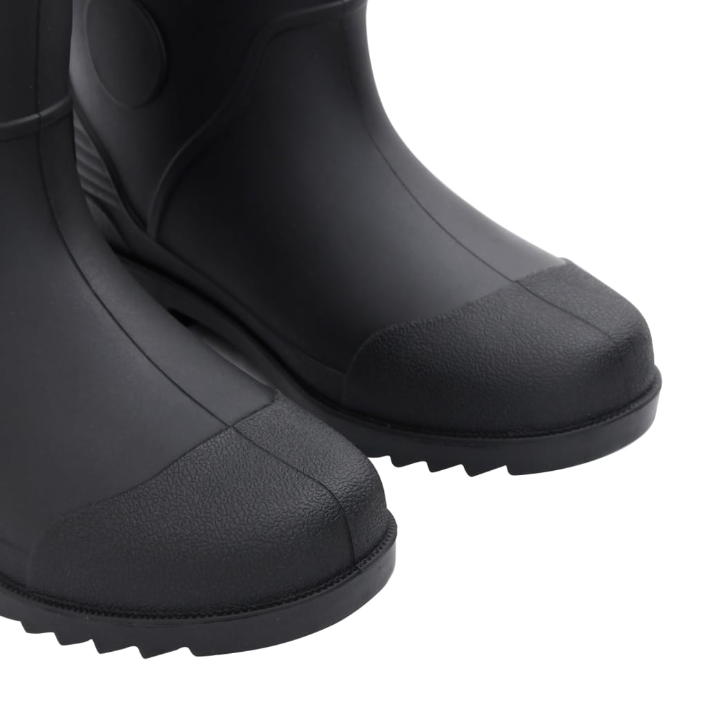 vidaXL Cizme de ploaie, negru, PVC, mărime 41 vidaXL Cizme de ploaie, negru, PVC, mărime 41