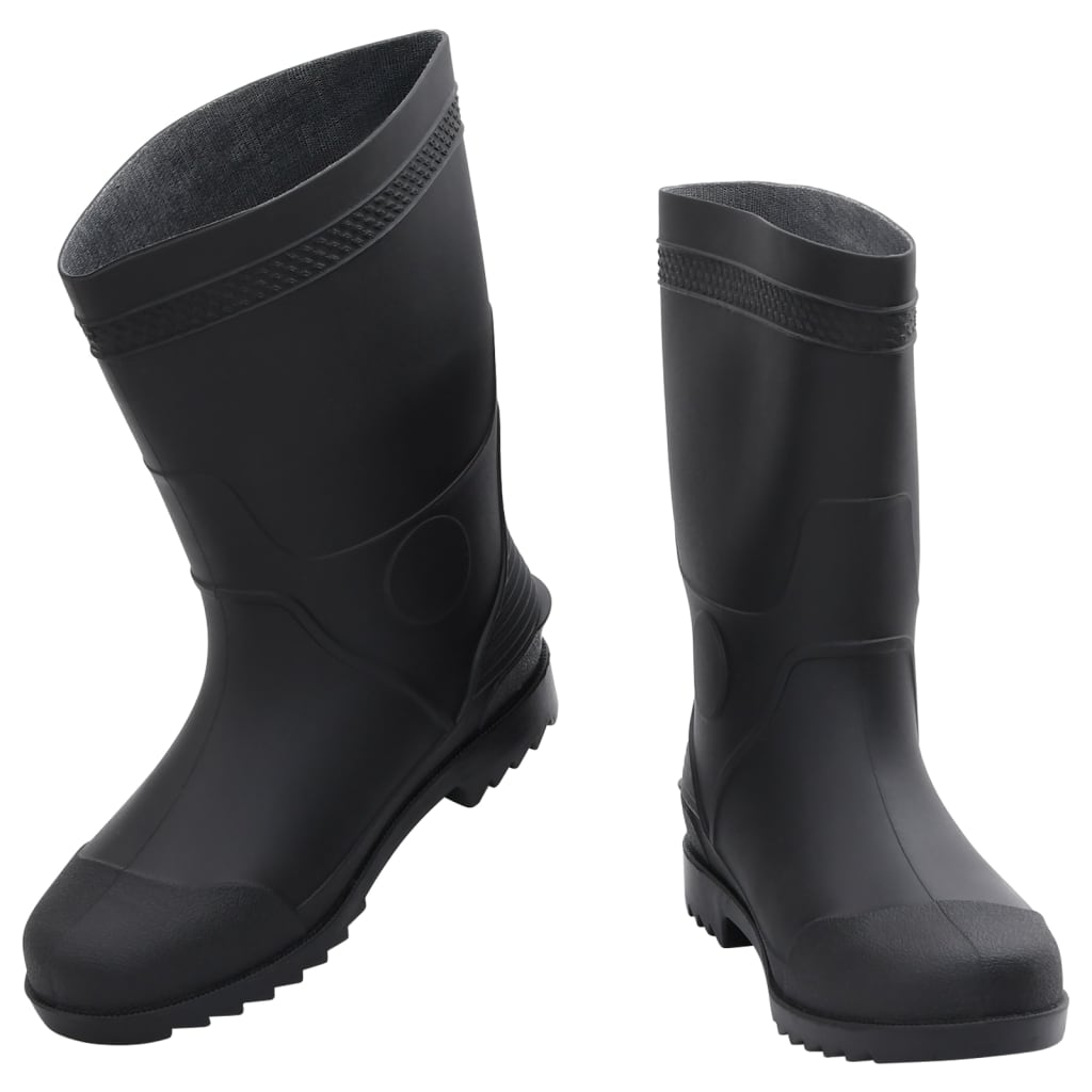 vidaXL Cizme de ploaie, negru, PVC, mărime 42 vidaXL Cizme de ploaie, negru, PVC, mărime 42