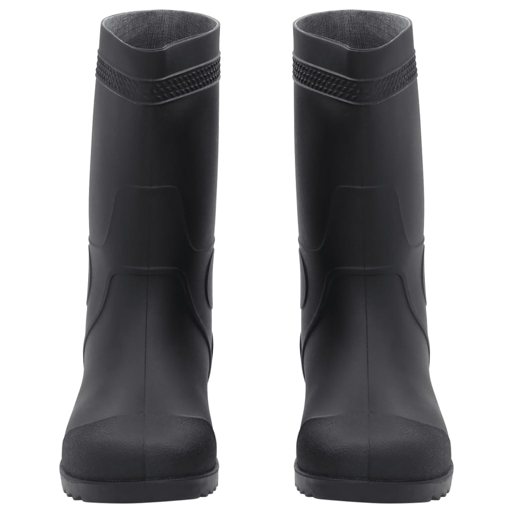 vidaXL Cizme de ploaie, negru, PVC, mărime 42 vidaXL Cizme de ploaie, negru, PVC, mărime 42
